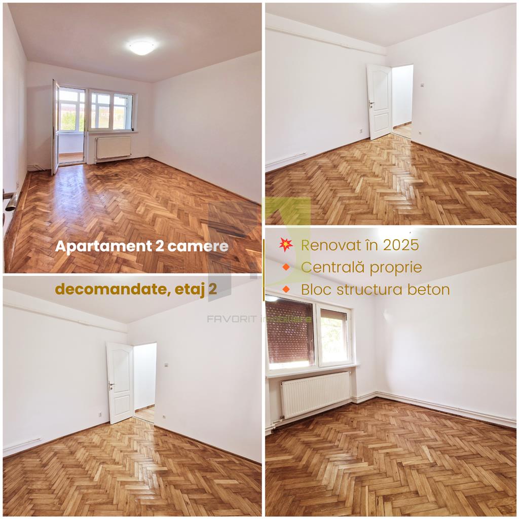Apartament 2 camere decomandat etaj 2