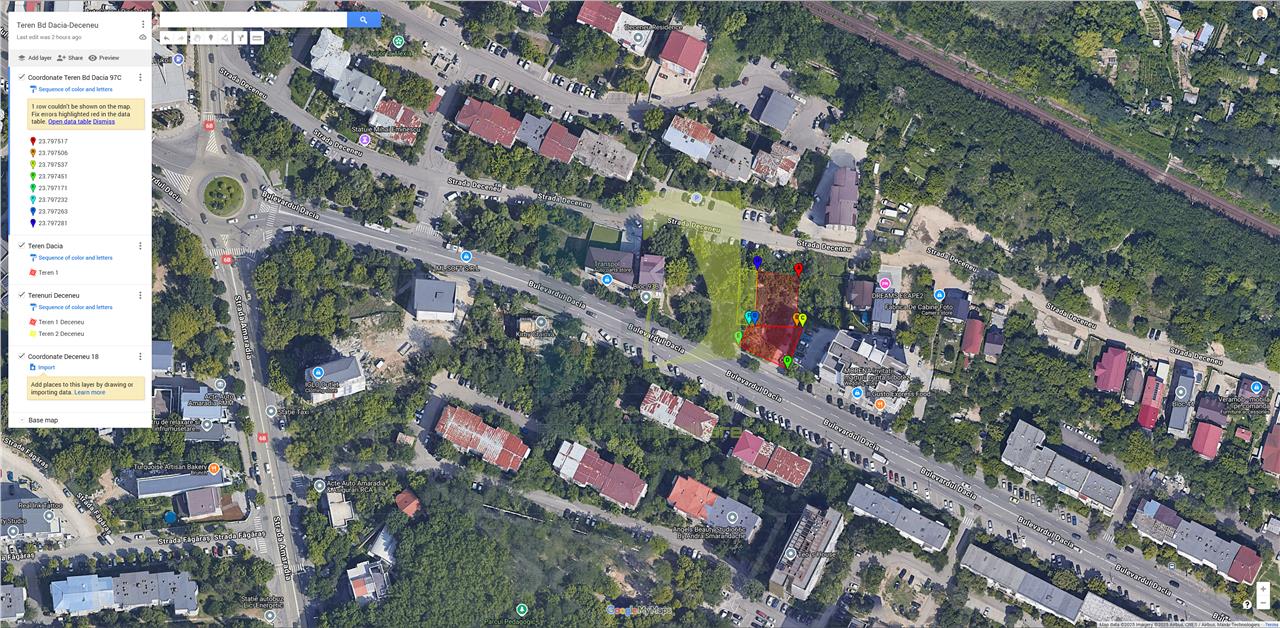 Ultimul teren de 1033mp in zona Consul