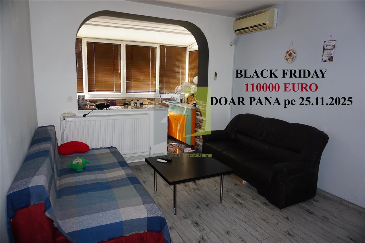 Apartament 3 camere, zona Piata Mare cu centrala